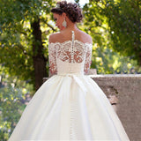 Wedding Dress 2026 New Bridal Handikin Long Sleeves Thin Fashion Big Tail Big Size Wedding Dress HZ0517