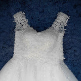 Wedding Dress New Italian Fine Shoulder Strap White Ivory Tulle Wedding Dress 2026 Hot Pearl Wedding Dress HZ0517