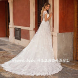 One-Word Shoulder Thin Retro Lace Wedding Dress 2026 New Bridal French Main Yarn High-Quality Welcome Yarn HZ0517