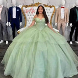 Braed Evening Dress Toasting Bride Green Flowers 2026 New Super Fairy Sweet Adult Ceremony HZ0517