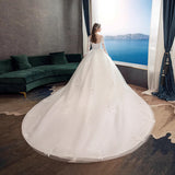Full-Sleeved Wedding 2026 New Lace New Luxury Prom Dress Wedding Wedding Ceremony Summer HZ0517