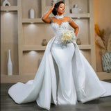 Heavy Industry Nail Perspective Fishtail Wedding Dress Big Drag Tailded Ding Noodles Main Wedding Dress 2026 Wedding Dress HZ0517