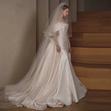 Wedding Dress 2026 New Bridal Temperament High-End Fishtail Wedding Dress Heavy-Shouldered Shawl Main Wedding Dress HZ0517