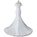 2026 New Elegant Shoulder Sexy Mermaid Wedding Dress Wedding Bridal Dress HZ0517