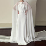 French Light Wedding Dress 2026 New Bride Simple Niche Wedding Morning Robes And Yarn White Tailing Dress HZ0517