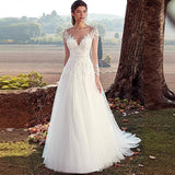 French Light Wedding Dress 2026 New Bride Simple Atmospheric Lace Bride Showing Thin Long Sleeve Tail Wedding Dress Spring HZ0517