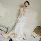 French Light Wedding Temperament Sen Series Super Fairy Out Yarn Wedding Wedding Dress Simple White Certificate Registration Dress HZ0517