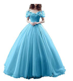 Cinderella At Fugitive Series Dresses In Spring 2026 Blue Simple Photo Photography Art Examination HZ0517