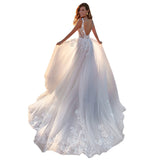 Sling V-Neck Light Wedding Dress 2026 New French Simple Bridal Atmospheric Lace Yarn Temperament Thin Sen System HZ0517