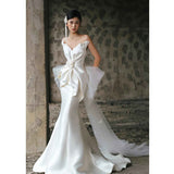 French Braped Light Wedding Dress 2026 New Bridal Densate White Fishtail Simple Sen Small Dress HZ0517