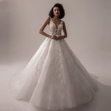 V-Neckless Bride's Main Wedding Dress 2026 New Self-Cultivity Temperament To Shoot The Wedding Dress HZ0517