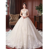 Hepburn Star Retro Main Wedding Dress 2025 New Bridal Women Luxury Dream Tailed Main Wedding HZ0517