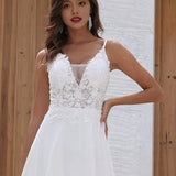 The Main Wedding Dress Bride 2026 New French Bareback Simple Dress Small Thin Pregnant Woman Size In The Spring HZ0517