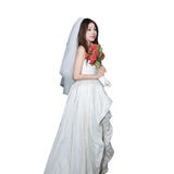 French Brated Light Wedding Dress Before The Short And High-End Feeling Bride Goes Out Yarn Outdoor Travel Photo Registration Small Dress HZ0517