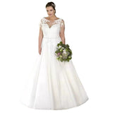 Wedding Dress New Bridal Yarn Sexy Dress White Classic Lace Dress Girl HZ0517