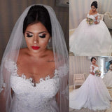 White Sticker Wedding Dress 2026 New Long-Sleeved Sexy Lace Back African Dress HZ0517