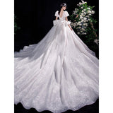 Main Wedding Dress 2026 New Bride Super Fairy Tail Temperament Small Court French At-Aug Princess Wedding Wedding Dress HZ0517