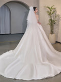 Brassing Densate Light Main Wedding Dress 2025 New Bridal High-Quality French Retro Dress Small Out Of The Yarn HZ0517