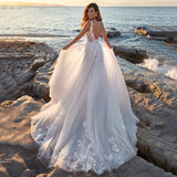 Sling V-Neck Light Wedding Dress 2026 New French Simple Bridal Atmospheric Lace Yarn Temperament Thin Sen System HZ0517