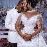 Tailed Wedding 2026 New African Mermaid Removable Wedding Dress Wedding Dress HZ0517
