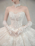 Bridal Wedding Dress 2026 Spring New French Lace Brae Heavyweight Small Luxury Fairy Main Wedding Dress HZ0517
