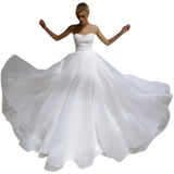Brased Light Wedding Dress 2026 New Small Temperament Bride Simple Travel Tug Tail HZ0517