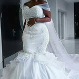 Tail Wedding 2026 Spring New African Mermaid Retro Lace Bride Big Tailed Main Wedding HZ0517