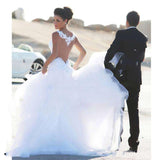 Wedding Dress Autumn New Sexy Sling Bare Back Fishtail Bride Wedding Dress HZ0517