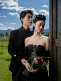 Wish New Lace Vertery Brae Black Sen Family Travel Shooting Simple Tail HZ0517