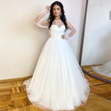 Wish New Wedding Dress Pearl Bubble Sleeve Collar Wedding Dress HZ0517