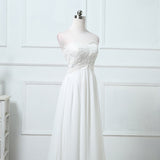 Wish Temperament Wedding Dress With A Long And Thin Simple Wedding Dress HZ0517