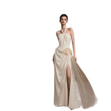 French Brao 2026 Bridal Engagement High-End Feelds Of The Simplicity Of Small Banquet Dress HZ0517