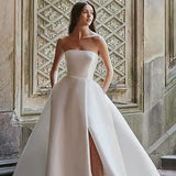 Bridal Wedding Dress With Brading Skirt Birthday Ball Dress Banquet Open Evening Dress 2026 New HZ0517