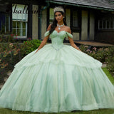 Braed Evening Dress Toasting Bride Green Flowers 2026 New Super Fairy Sweet Adult Ceremony HZ0517