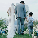 Simplicity Wedding Dress New Bridal French Hepburn Style Simple Texture Out Of The Lawn Wedding Yarn HZ0517