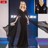Dress Dress Evening Dress Women 2026 New Banquet Noble Dress Temperament Queen Long Dress HZ0517