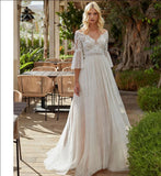 Main Wedding Dress Spring Deep V Collar 2026 New Small Tailed Yarn Skirt Sexy Bare Back Trip Wedding Dress HZ0517