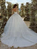 Bride Breast-Shape Main Wedding Dress 2025 New Waist Thin Marriage Out Yarn Temperament Drag Tail Main Wedding Dress Woman HZ0517