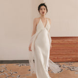Light Wedding Dress French 2026 New Simple Mori Travel Photography Bride Wedding Welcome Yarn Dress Dress Dress Woman HZ0517