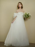 Small High-Waisted Bubble Sleeve Sweet Princess Wind Korean Version Of The Bridal Certificate To Shoot The Sentite Light Yarn HZ0517