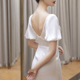 Bride's Felinden Light Wedding Dress Sen Series Super Fairy Dream 2026 New Simple Welcome Yarn White French Dress Temperament HZ0517