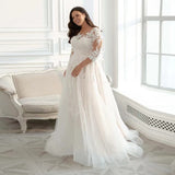 New One-Word Shoulder Wedding Dress High Waist-High Body-High-Swearing Temperament Tidal Bridal Dress HZ0517