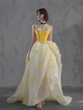 Star Of The Same Liu Yifei Rose Story High-End Light Luxury Brat Niche Toast Dress Bridal Dress HZ0517