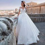 Wedding Bride 2026 New Big Tail Vintage Vintage Vintage V-Neck Long Sleeve Dress HZ0517