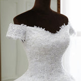 Wedding Dress 2026 New Elegant Shoulder Wedding Dress Small Thin Dress HZ0517