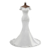 2026 Spring New Repair Wedding Dress Fish Tail Small Tail Lace Travel Photo Wedding Dress HZ0517