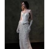 French Brae Light Wedding Dress 2026 New Heavy Industry Brides To Make Wedding Welcome Yarn HZ0517