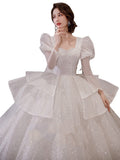 The Main Wedding Dress 2026 New Bride Big Tail Small Arm To Cover The Arm Of The Wedding Wedding Dress Physical Store Spring HZ0517