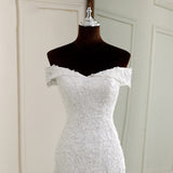 Elegant Shoulder Wedding Dress Wedding Dress Main Wedding Dress Mermaid White Wedding Dress New HZ0517