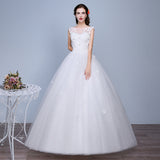 Wedding Dress 2026 New Korean Bride Wedding Wedding Dress Shoulder-Sized Large-Size Slim Slim Main Yarn HZ0517